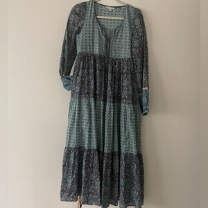 AMERICAN EAGLE Boho Anthropology Style Maxi Dress